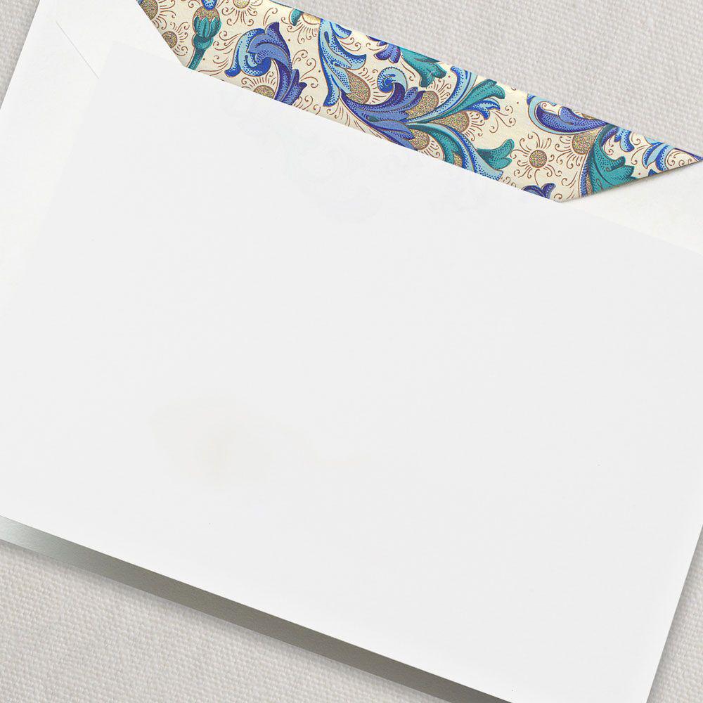 Blue Florentine Boxed Notes